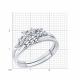 Серебряное кольцо SOKOLOV 94013804-91 с фианитом