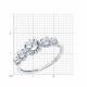 Серебряное кольцо SOKOLOV 94013825-91 с фианитом