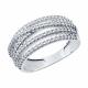 Серебряное кольцо SOKOLOV 94013846-91 с фианитом