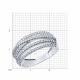 Серебряное кольцо SOKOLOV 94013846-91 с фианитом
