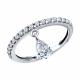 Серебряное кольцо SOKOLOV 94013858-91 с фианитом