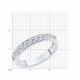 Серебряное кольцо SOKOLOV 94013916-91 с фианитом