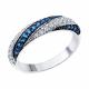 Серебряное кольцо SOKOLOV 94013927-91 с фианитом