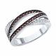 Серебряное кольцо SOKOLOV 94013929-91 с фианитом