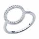 Серебряное кольцо SOKOLOV 94013932-91 с фианитом