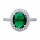Серебряное кольцо SOKOLOV 94013938-91 с фианитом