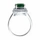 Серебряное кольцо SOKOLOV 94013938-91 с фианитом