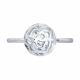 Серебряное кольцо SOKOLOV 94013939-91 с фианитом
