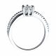 Серебряное кольцо SOKOLOV 94013947-91 с фианитом