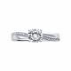 Серебряное кольцо SOKOLOV 94013948-91 с фианитом