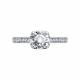 Серебряное кольцо SOKOLOV 94013949-91 с фианитом