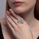 Серебряное кольцо SOKOLOV 94013954-91 с фианитом