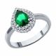 Серебряное кольцо SOKOLOV 94013955-91 с фианитом