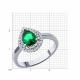 Серебряное кольцо SOKOLOV 94013955-91 с фианитом