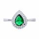 Серебряное кольцо SOKOLOV 94013955-91 с фианитом