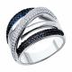 Серебряное кольцо SOKOLOV 94013958-91 с фианитом