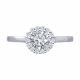 Серебряное кольцо SOKOLOV 94013959-91 с фианитом
