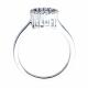 Серебряное кольцо SOKOLOV 94013959-91 с фианитом