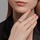 Серебряное кольцо SOKOLOV 94013970-91 с фианитом