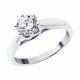 Серебряное кольцо SOKOLOV 94013971-91 с фианитом