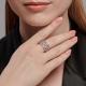 Серебряное кольцо SOKOLOV 94013976-91 с фианитом