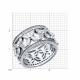 Серебряное кольцо SOKOLOV 94013976-91 с фианитом