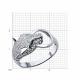 Серебряное кольцо SOKOLOV 94013979-91 с фианитом