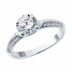 Серебряное кольцо SOKOLOV 94013981-91 с фианитом