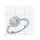 Серебряное кольцо SOKOLOV 94013988-91 с фианитом