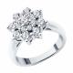 Серебряное кольцо SOKOLOV 94013995-91 с фианитом