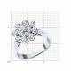 Серебряное кольцо SOKOLOV 94013995-91 с фианитом