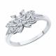 Серебряное кольцо SOKOLOV 94014001-91 с фианитом