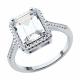 Серебряное кольцо SOKOLOV 94014004-91 с фианитом