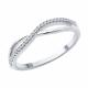 Серебряное кольцо SOKOLOV 94014015-91 с фианитом