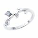 Серебряное кольцо SOKOLOV 94014018-91 с фианитом