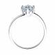 Серебряное кольцо SOKOLOV 94014019-91 с фианитом
