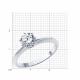 Серебряное кольцо SOKOLOV 94014020-91 с фианитом