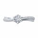 Серебряное кольцо SOKOLOV 94014022-91 с фианитом