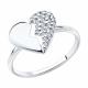 Серебряное кольцо SOKOLOV 94014046-91 с фианитом