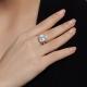 Серебряное кольцо SOKOLOV 94014052-91 с фианитом