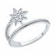 Серебряное кольцо SOKOLOV 94014062-91 с фианитом