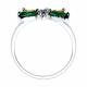 Серебряное кольцо SOKOLOV 94014074-91 с фианитом