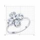 Серебряное кольцо SOKOLOV 94014088-91 с фианитом