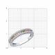 Серебряное кольцо SOKOLOV 94014097-91 с фианитом