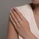 Серебряное кольцо SOKOLOV 94014098-91 с фианитом
