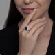 Серебряное кольцо SOKOLOV 94014103-91 с фианитом