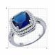 Серебряное кольцо SOKOLOV 94014103-91 с фианитом