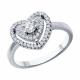 Серебряное кольцо SOKOLOV 94014109-91 с фианитом