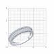 Серебряное кольцо SOKOLOV 94014110-91 с фианитом