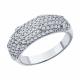 Серебряное кольцо SOKOLOV 94014111-91 с фианитом